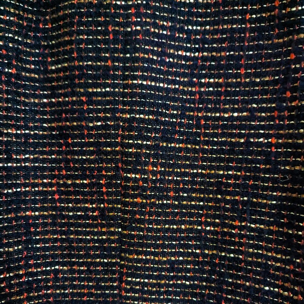 Banana Republic Tweed Fringe Detail Cropped Blazer Multicolor Size 8 - Picture 6 of 6